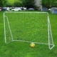 Poarta de fotbal pentru copii, cu plasa, 213x150x75 cm, cadru otel - imagine 2