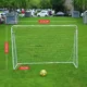 Poarta de fotbal pentru copii, cu plasa, 213x150x75 cm, cadru otel - imagine 14