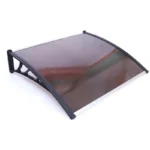 Copertina fixa policarbonata, 100x150 cm, accesorii montare incluse, maro