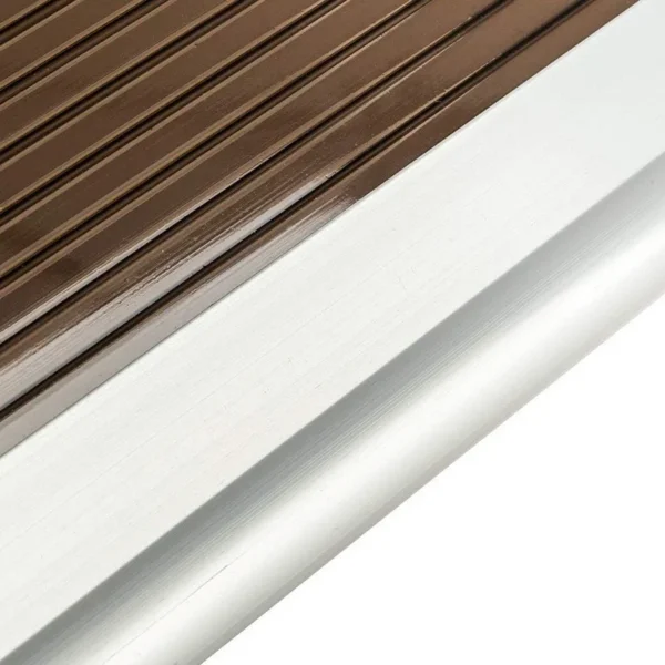 Copertina fixa policarbonata, protectie uv, 100 x 200 cm, maro - imagine 3