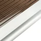 Copertina fixa policarbonata, protectie uv, 100 x 200 cm, maro - imagine 3