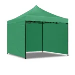 Cort gradina quick tent, 3x3x3 m, 3 pereti laterali, structura metalica, impermeabil, verde