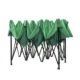 Cort gradina quick tent, 3x3x3 m, 3 pereti laterali, structura metalica, impermeabil, verde - imagine 2