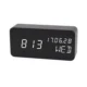 Ceas digital led, ora, data, temperatura, alarma, alimentare duala, mdf - imagine 2