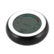 Termometru cu higrometru digital, display lcd, control touch, 9 cm, negru - imagine 4