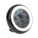 Termometru cu higrometru digital, display lcd, control touch, 9 cm, negru - imagine 9