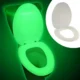 Capac de wc fosforescent, soft close, lumineaza verde in intuneric - imagine 3