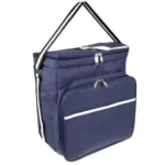 Geanta picnic, termoizolanta, impermeabila, cu maner, albastru, 35x23x35 cm, Isotrade