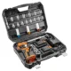 Masina de insurubat, cu impact, cu 2 acumulatori 2 Ah, incarcator 18 V Li-ion, accesorii, 200 Nm, 1/2", NEO