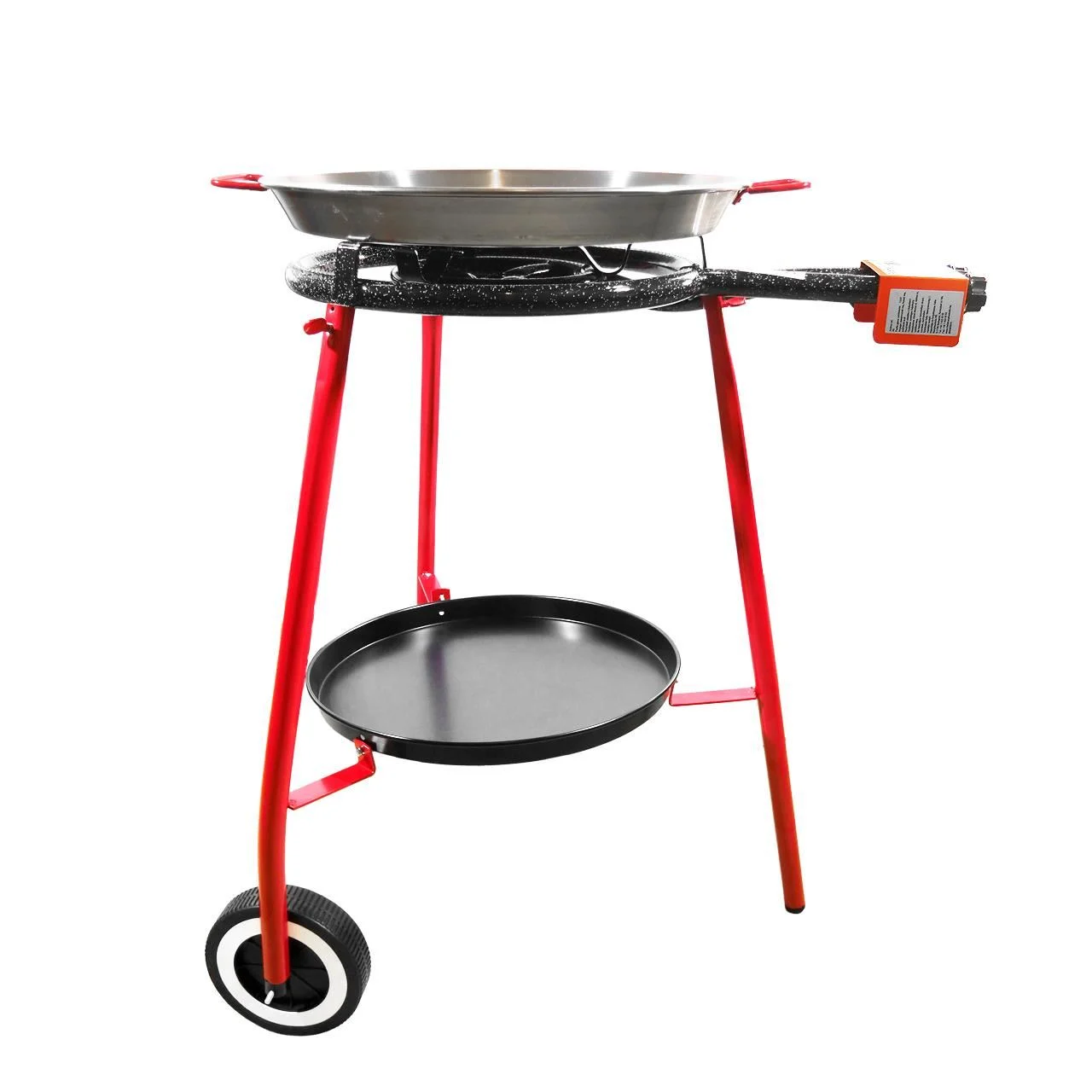 Set pentru gatit paella, tigaie, arzator, stand, roti, Perfect Home 1 Set pentru gatit paella, tigaie, arzator, stand, roti, Perfect Home