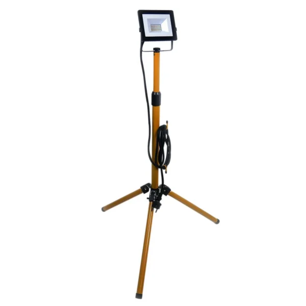 Proiector lucru, LED SMD, cu trepied, 20 W, 1600 lm, IP65, Strend Pro - imagine 1