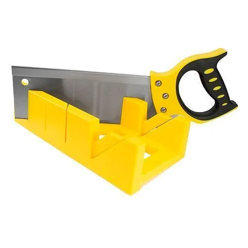 Fierastrau cu suport de plastic, pentru taiat la unghi, 30 cm 1 Fierastrau cu suport de plastic, pentru taiat la unghi, 30 cm
