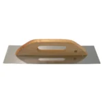 Gletiera inox, maner de lemn lung, 13x48 cm