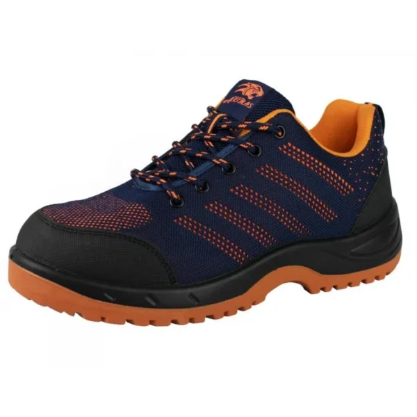 Pantofi de lucru, SB, SRC, Fly-knit, bombeu metalic, bleumarin, marimea 40, ART.MAS - imagine 1