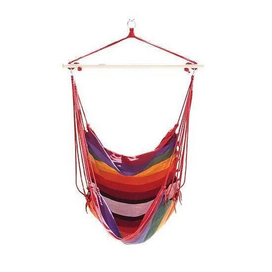 Hamac tip scaun, multicolor, max 130 kg, 150×130 cm, Garner
