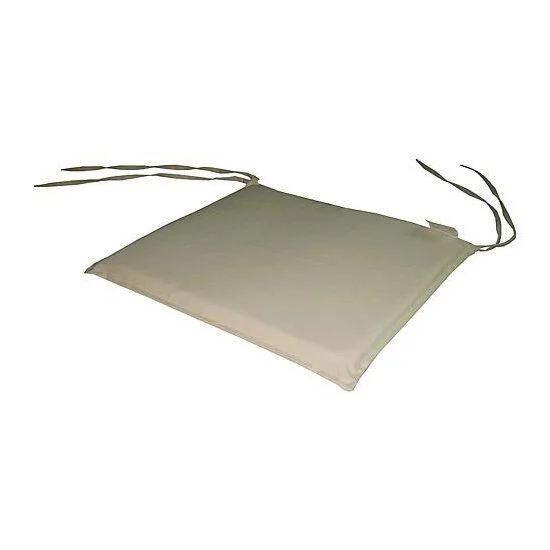 Perna patrata pentru scaun, crem, 39x36x2 cm Perna patrata pentru scaun, crem, 39x36x2 cm - imagine 1