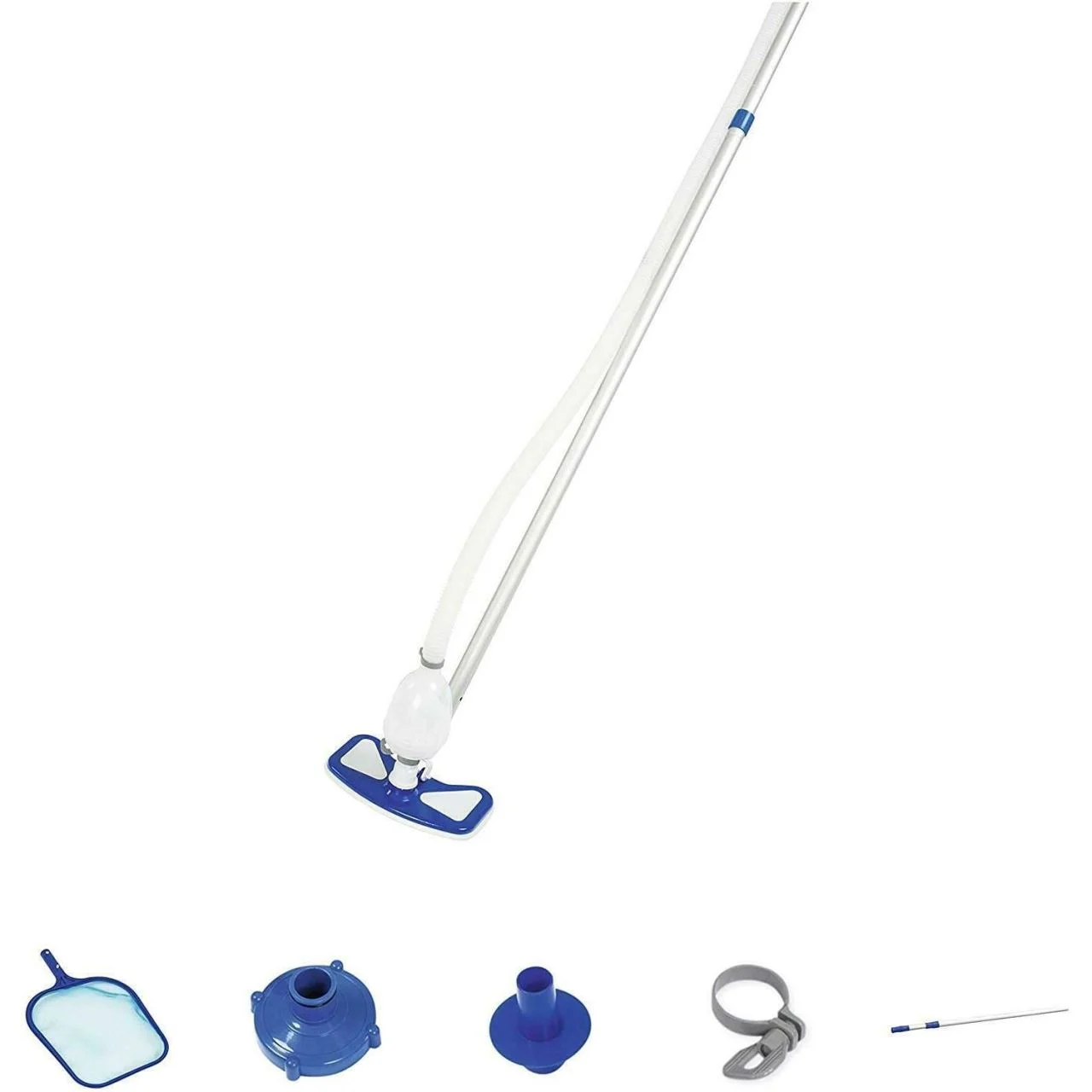 Set curatare piscina, minciog, perie, aspirator, maner 279 cm, Bestway FlowClear 1 Set curatare piscina, minciog, perie, aspirator, maner 279 cm, Bestway FlowClear