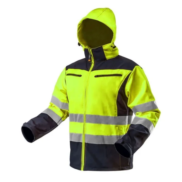 Geaca de lucru, reflectorizanta, galben, impermeabil, model Visibility, marimea XL/56, NEO Geaca de lucru, reflectorizanta, galben, impermeabil, model Visibility, marimea XL/56, NEO - imagine 1