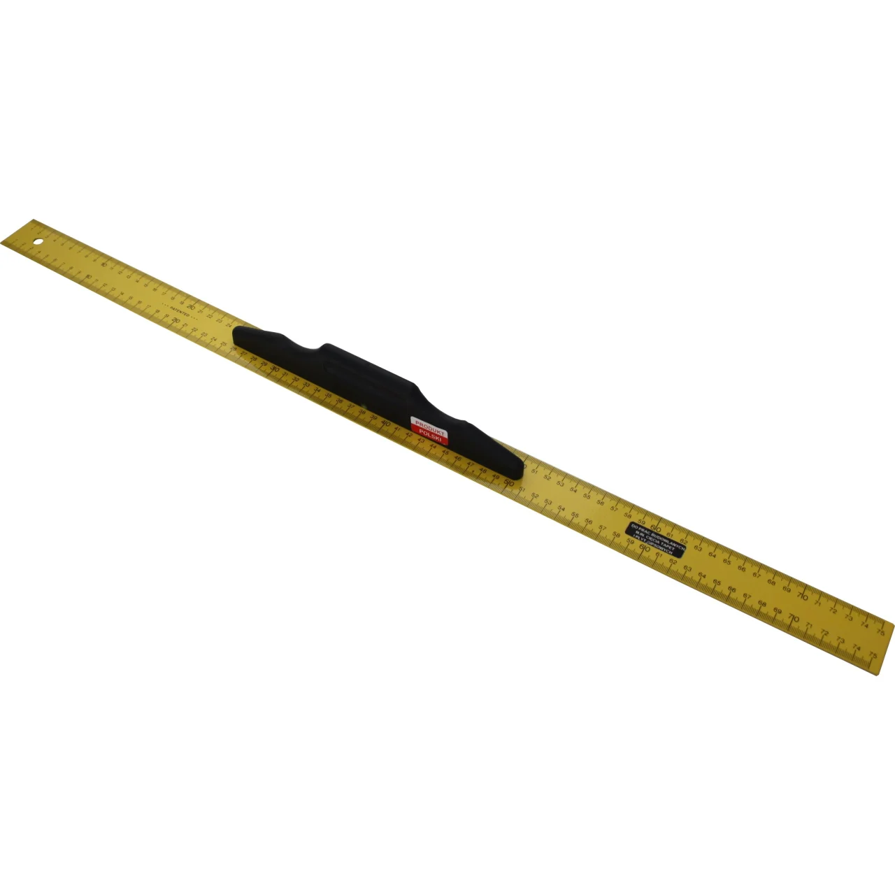 Rigla metalica cu maner lemn, 750 mm, Richmann Rigla metalica cu maner lemn, 750 mm, Richmann - imagine 1