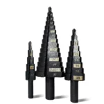Burghie pentru metal, in trepte, nitrura de titan, set 3 buc, 4-12/20/32 mm, Richmann Exclusive