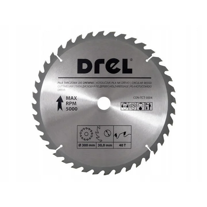 Disc circular vidia, 40 dinti, 300 mm, Drel 1 Disc circular vidia, 40 dinti, 300 mm, Drel