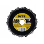 Disc debitat lemn, cu lant, 115 mm, Drel
