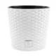 Ghiveci decorativ de flori, rotund, alb, 40x37.5 cm, Rato Round
