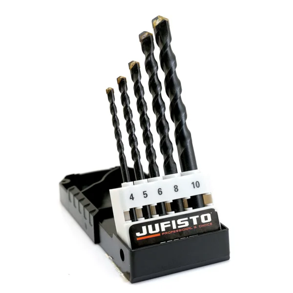 Set 5 burghie pentru granit, 4-10 mm, Jufisto - imagine 1