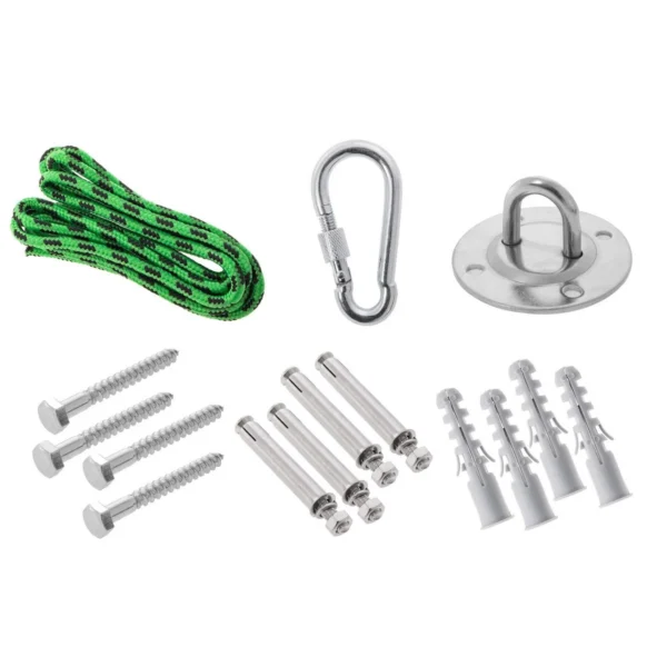 Set montare leagane si hamace, maxim 250 kg, Springos Set montare leagane si hamace, maxim 250 kg, Springos - imagine 1