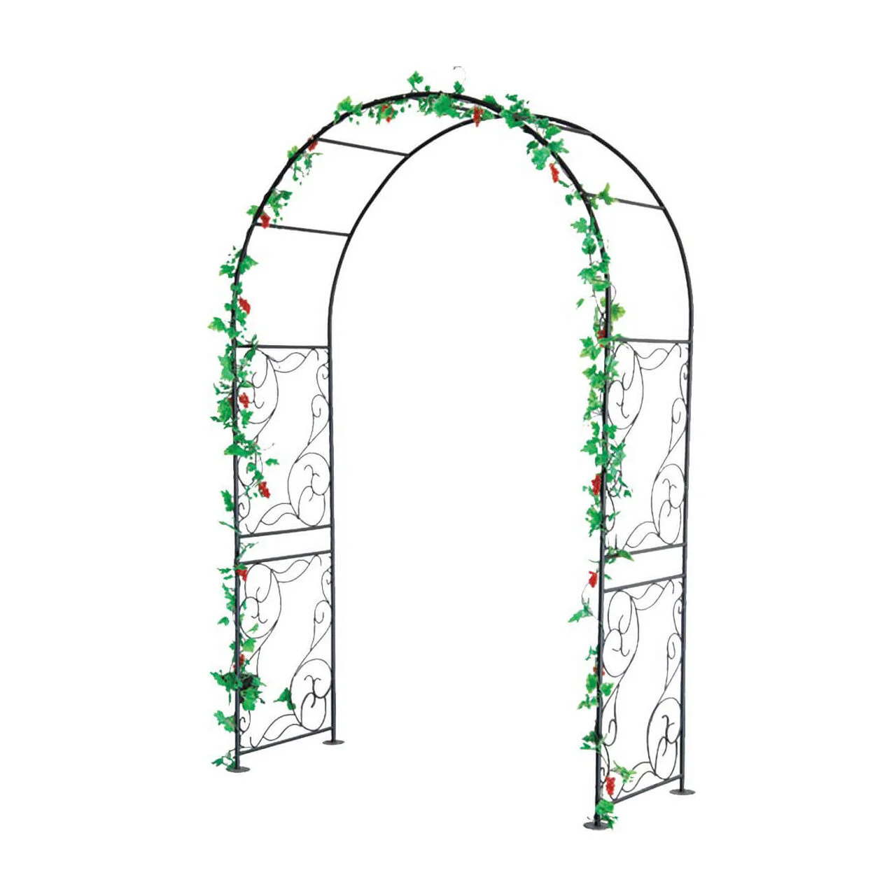 Arcada metalica, pergola, pentru gradina, 135x54x215 cm