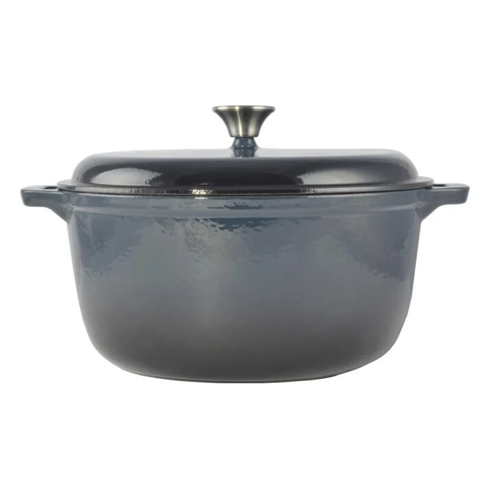Oala de fonta emailata cu capac, maner din inox, 7 L, Perfect Home 1 Oala de fonta emailata cu capac, maner din inox, 7 L, Perfect Home