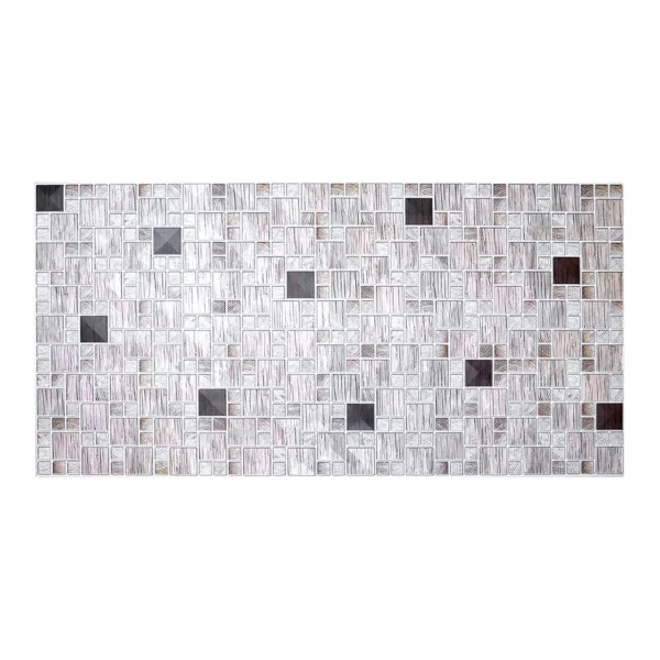 Panou decorativ, PVC, model mozaic, striat, 96x48.5 cm - imagine 1