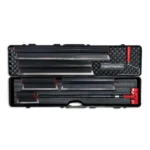 Set 5 gletiere profesionale, lama inox 0.3 mm, 25, 40, 60, 80, 100 cm, suport, maner telescopic 0.9-1.43 m, rola gletuit, geanta, Ergoplast, Olejnik
