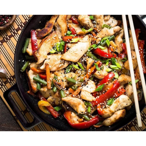 Vas de fonta tip Wok, 30x10 cm, Perfect Home - imagine 2