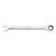Cheie combinata cu clichet, 8mm, TOPEX