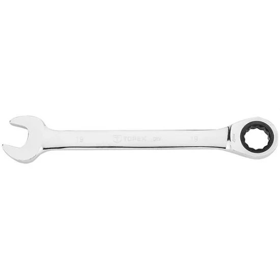 Cheie combinata cu clichet 19mm, TOPEX Cheie combinata cu clichet 19mm, TOPEX - imagine 1