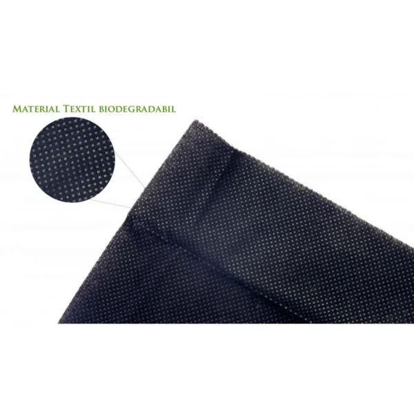 Folie antiburuieni, textila, neagra, 50 g/m2, 1.6x50 m - imagine 2
