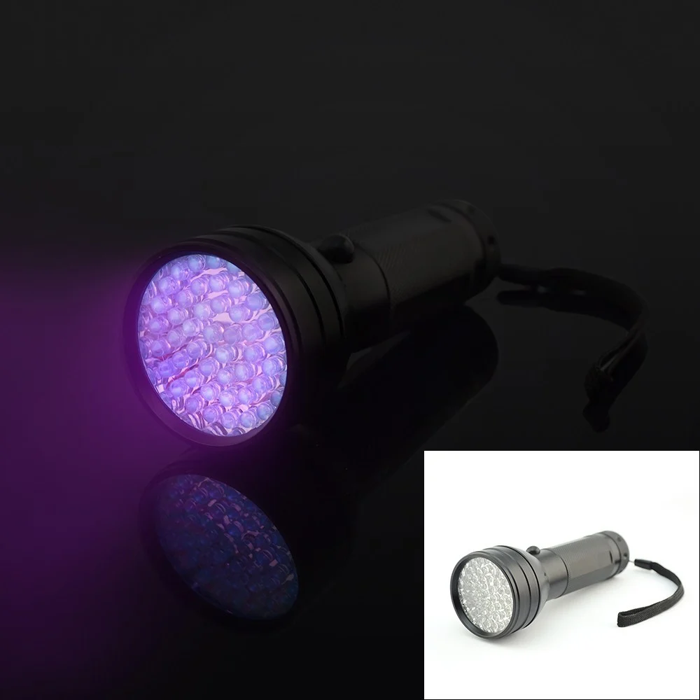 Lanterna uv puternica verificator bancnote 51 led-uri 380 nm Lanterna uv puternica verificator bancnote 51 led-uri 380 nm - imagine 1