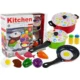 Set 22 accesorii bucatarie copii, alimente, condimente, oale, ustensile, multicolor - imagine 5