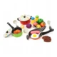 Set 22 accesorii bucatarie copii, alimente, condimente, oale, ustensile, multicolor - imagine 6