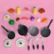 Set 22 accesorii bucatarie copii, alimente, condimente, oale, ustensile, multicolor - imagine 11