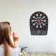 Joc mini darts cu afisaj electronic, 2-8 jucatori, 3 sageti, efecte sonore, 18x3x26 cm - imagine 5