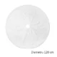 Fusta covor blanita alba pentru brad de craciun, diametru 120 cm, pufoasa, aspect zapada - imagine 6