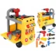 Banc de lucru pentru copii, forma autobuz, sunete, 38 accesorii multicolore - imagine 2