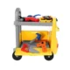 Banc de lucru pentru copii, forma autobuz, sunete, 38 accesorii multicolore - imagine 7