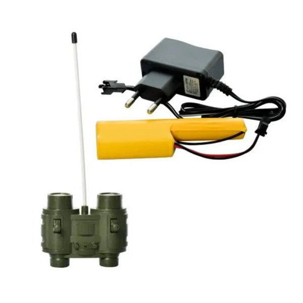 Tanc militar cu telecomanda a1m2, tun, mitraliera, efecte sonore si luminoase, reincarcabil, scara 1:32, 22.3 x 7.2 x 7.8 cm - imagine 6