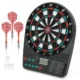 Joc mini darts cu afisaj electronic, 2-8 jucatori, 3 sageti, efecte sonore, 18x3x26 cm - imagine 4