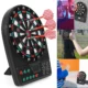 Joc mini darts cu afisaj electronic, 2-8 jucatori, 3 sageti, efecte sonore, 18x3x26 cm - imagine 9