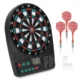 Joc mini darts cu afisaj electronic, 2-8 jucatori, 3 sageti, efecte sonore, 18x3x26 cm - imagine 6