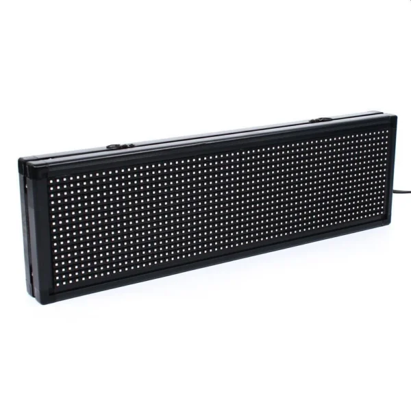 Reclama luminoasa led smd rgb 100x20 cm, text, imagini, animatii, wifi exterior slim - imagine 7